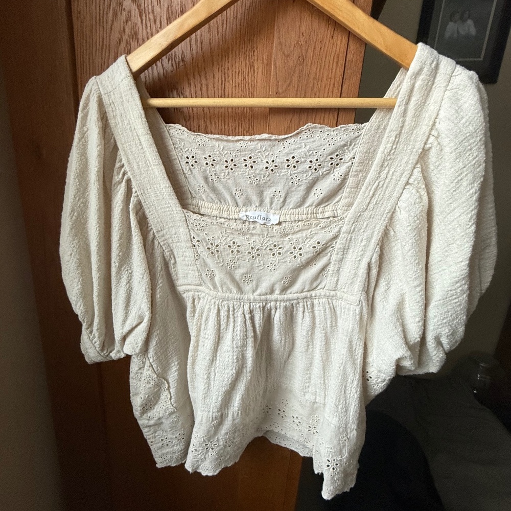 Neuflora Milan Blouse Cream